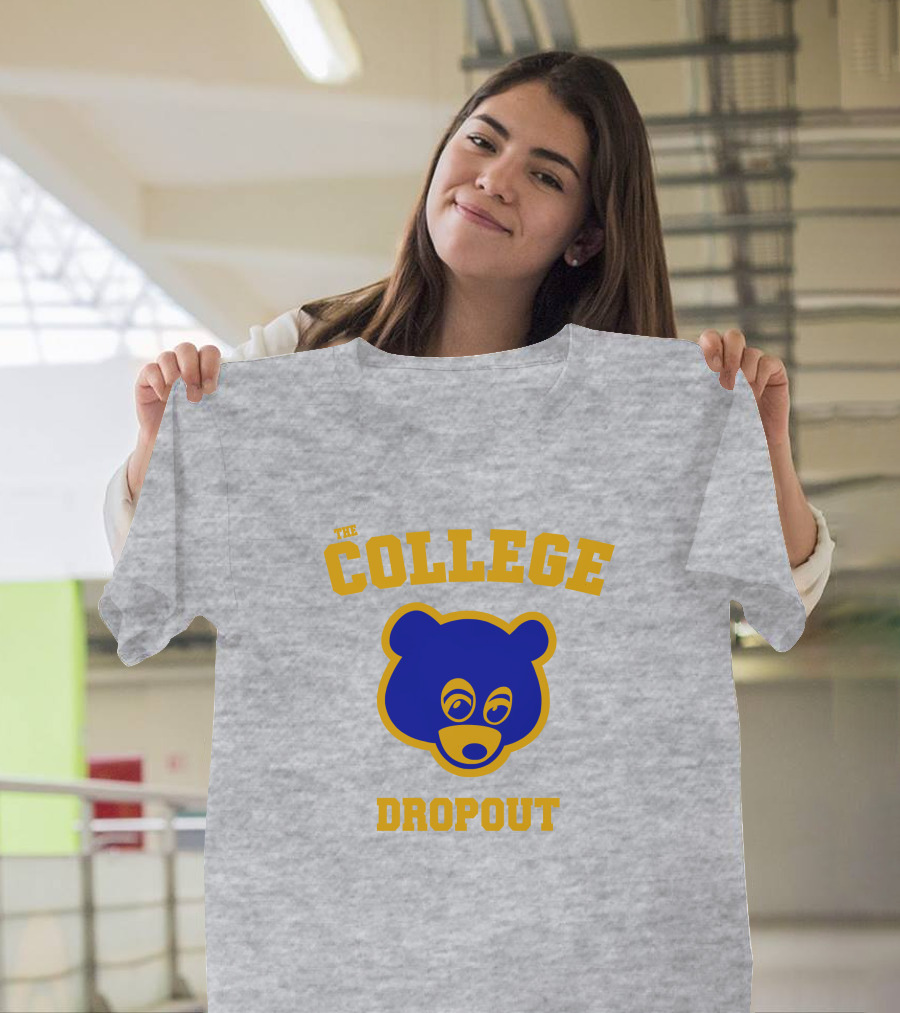 Kanye West The College Dropout Bear Andrew Barber T-Shirt