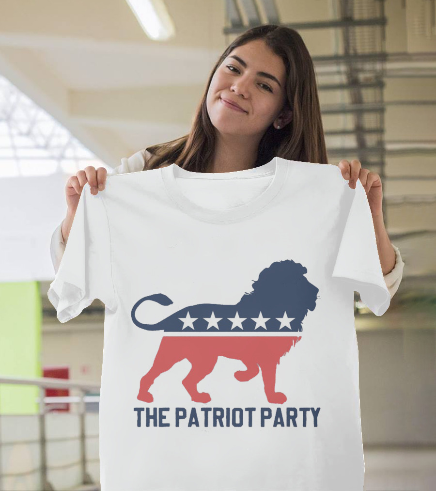The Patriot Party Lion with Stars T-Shirt