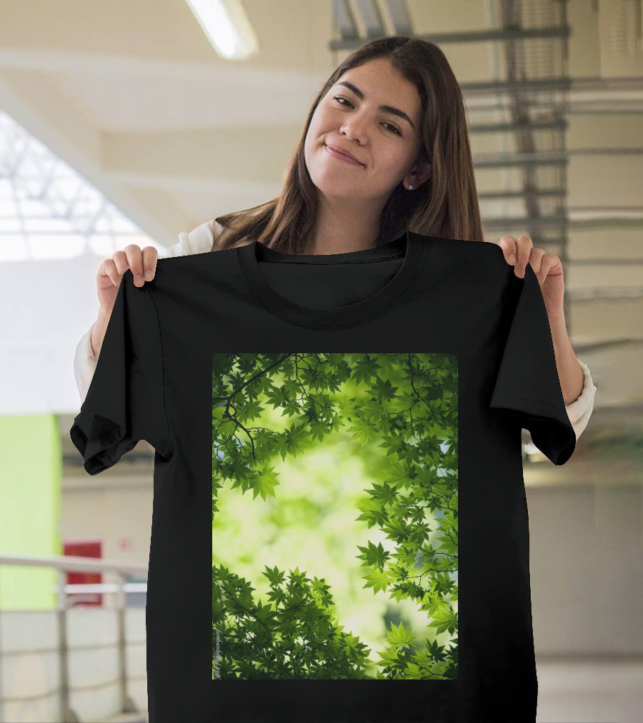 Short Lush Green Canopy Leaves T-Shirt