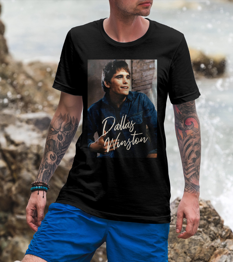 Dallas Winston The Outsiders 80s Movie Retro Denim T-Shirt