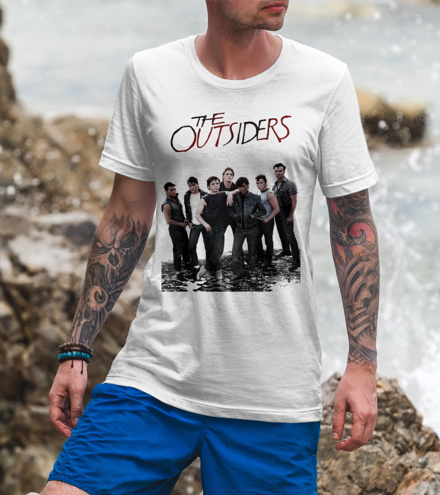 The Outsiders 1983 Movie Cast Photo Classic T-Shirt