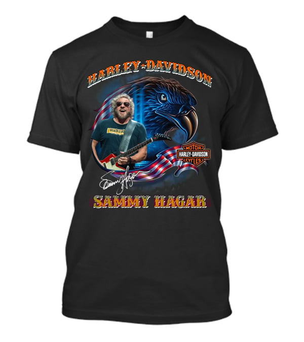 Harley Davidson Sammy Hagar Motorcycles American Eagle T-Shirt