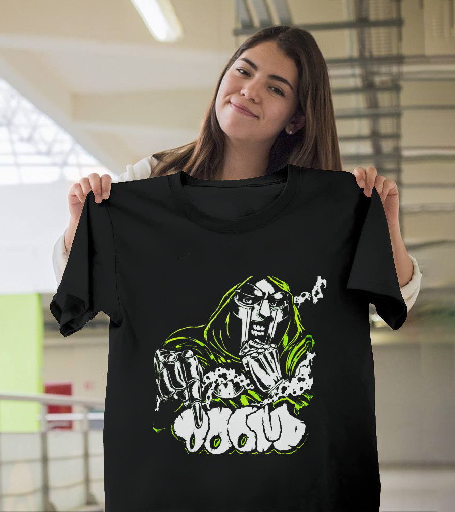 MF Doom Hip Hop Villain Mask Graffiti T-Shirt