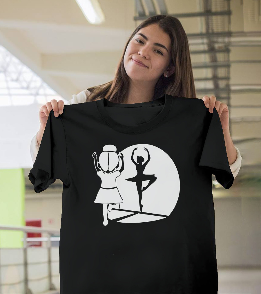 Ballet Dancer Dream Silhouette Reflection T-Shirt