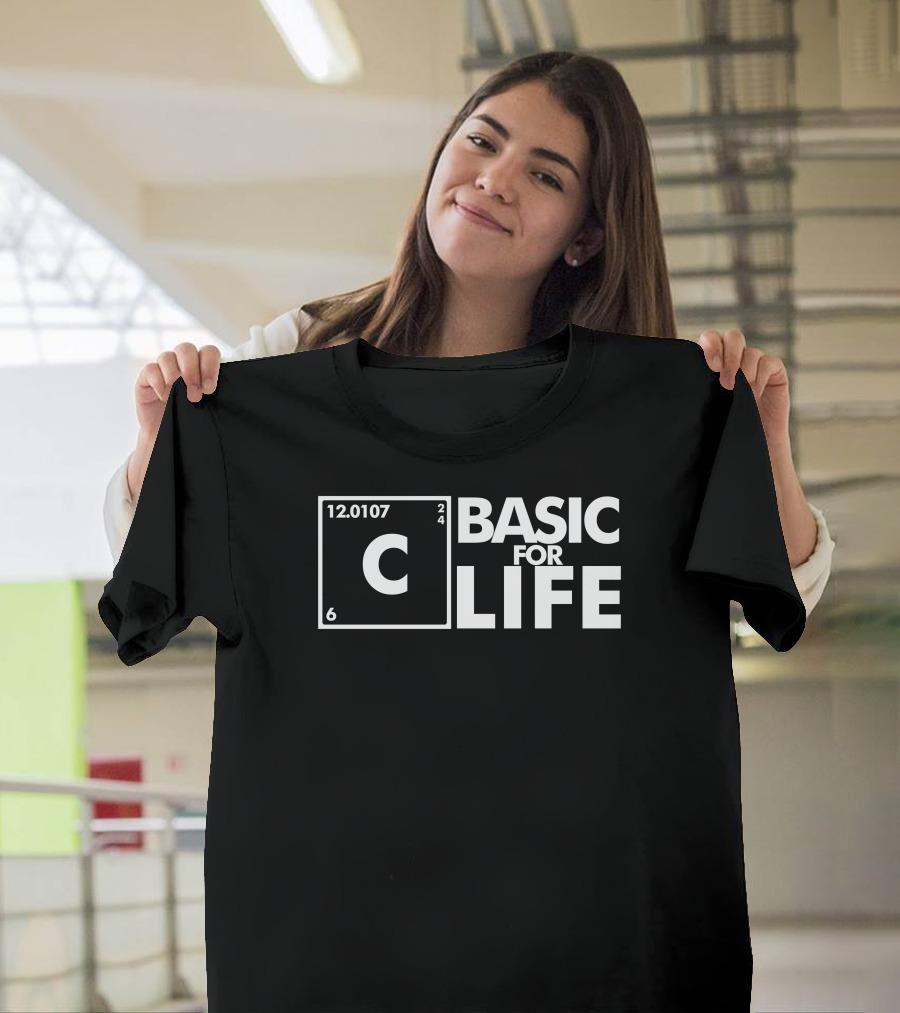 Carbon Element C 12.0107 Basic for Life T-Shirt
