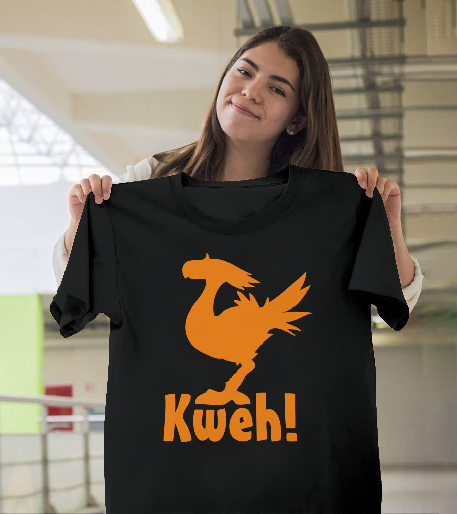 Chocobo Kweh Iconic Bird Exclamation T-Shirt