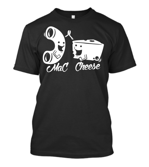 MaC Cheese Happy Cartoon Characters T-Shirt