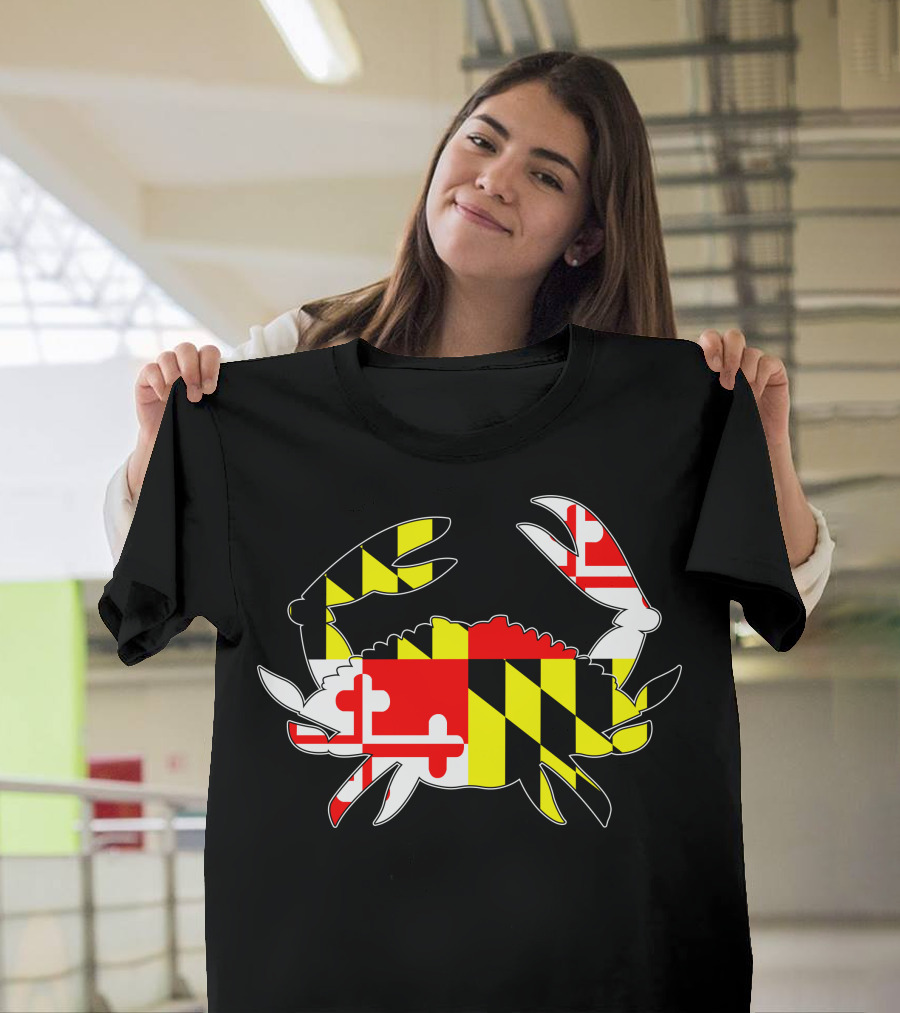 Maryland Flag Crab T-Shirt