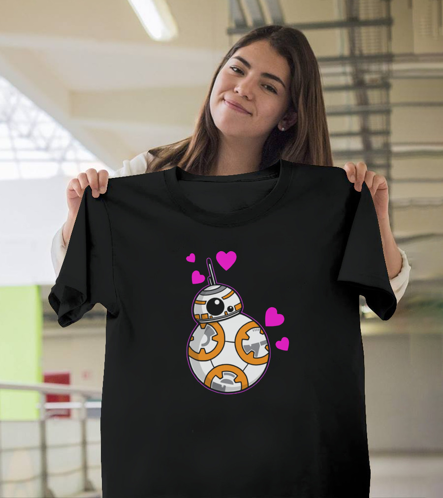BB-8 Love with Hearts T-Shirt