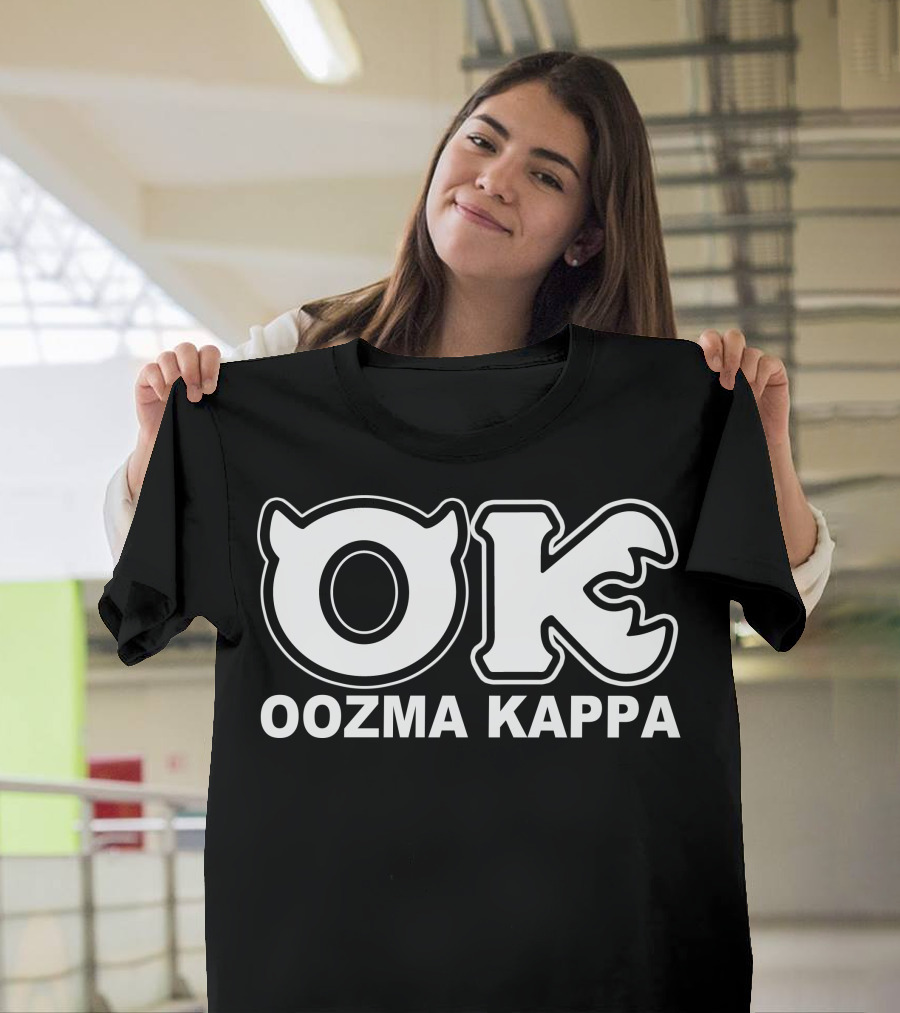 Oozma Kappa OK Fraternity Logo Monsters University Pixar T-Shirt