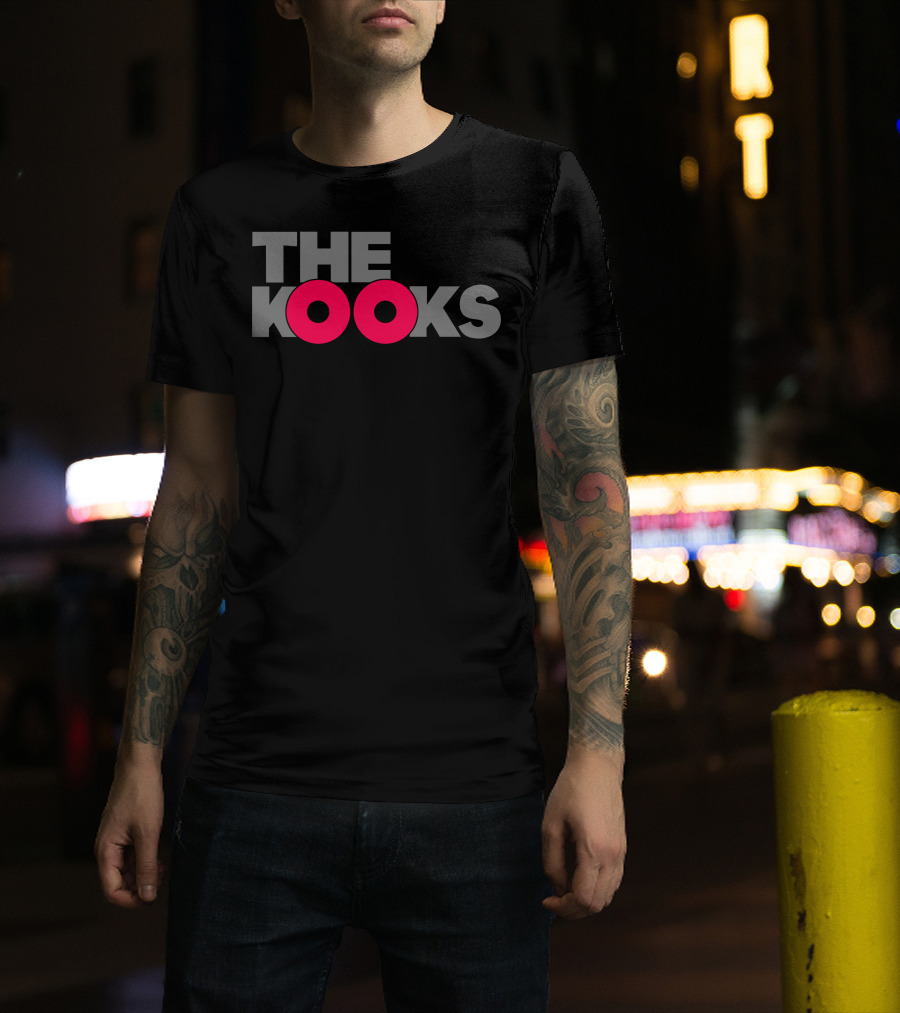 The Kooks Band Logo Bold Gray T-Shirt