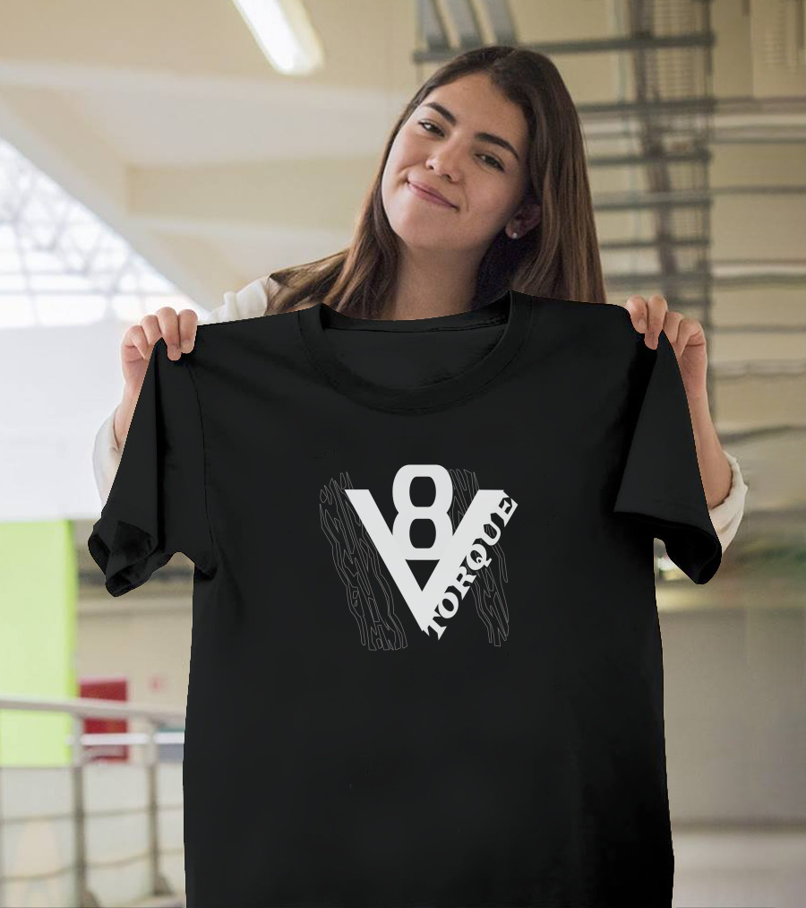 V8 Torque Woodgrain Style Vintage T-Shirt