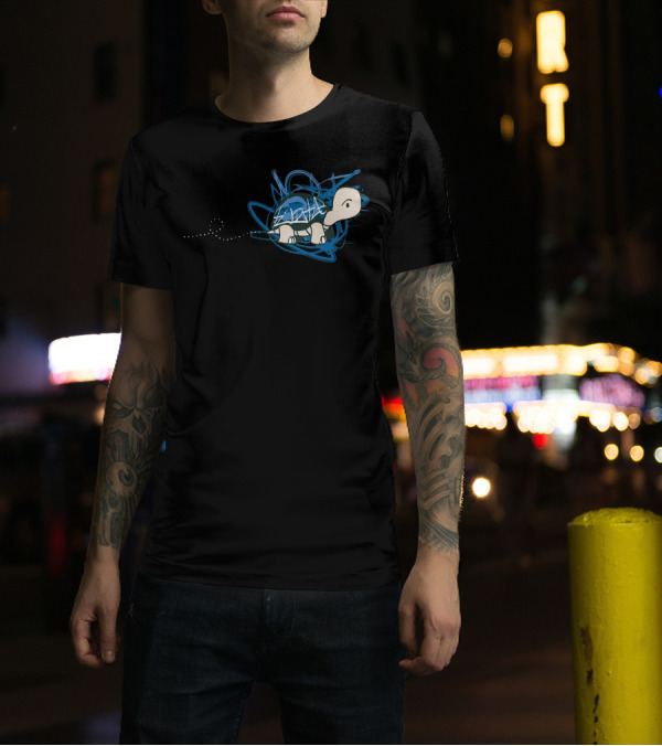 Vandalized Graffiti Turtle Scribble T-Shirt