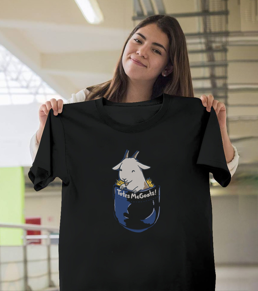 Totes McGoats Goat Pocket T-Shirt