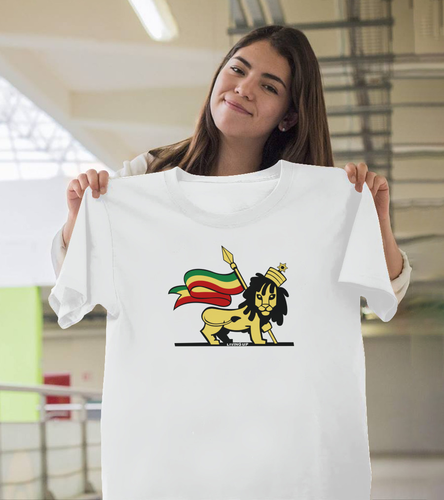 Living Up Reggae Lion Ras Tafari T-Shirt