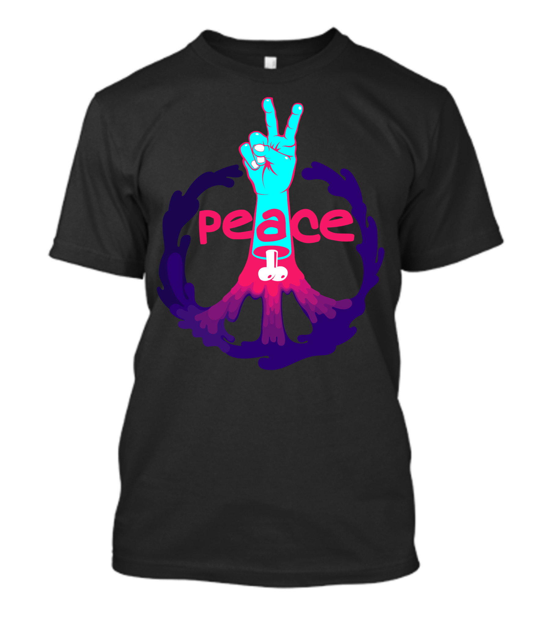 Peace Through Symbolic Victory Gesture T-Shirt