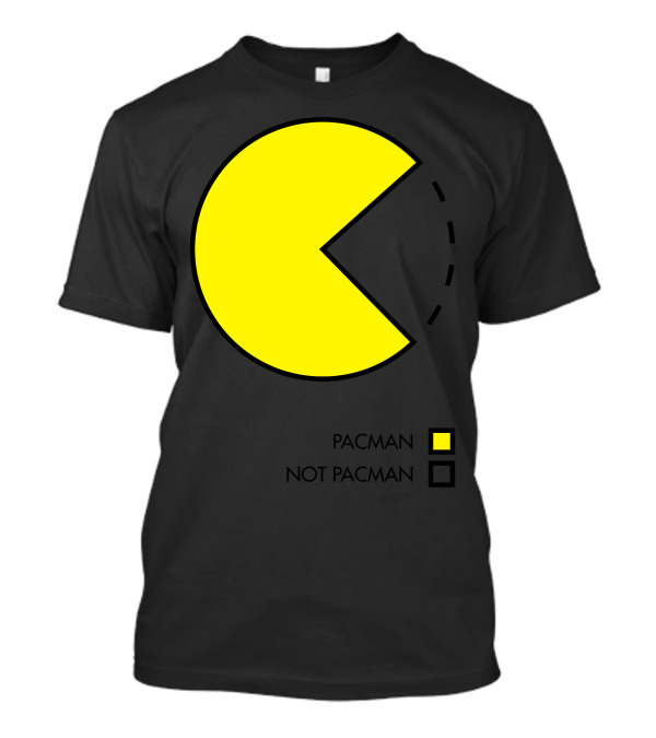Pieman Pacman Not Pacman Chart T-Shirt