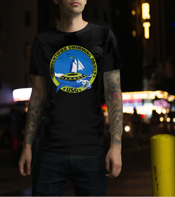 Unidentified Swimming Object USO Sail UFO Wave Adventure T-Shirt