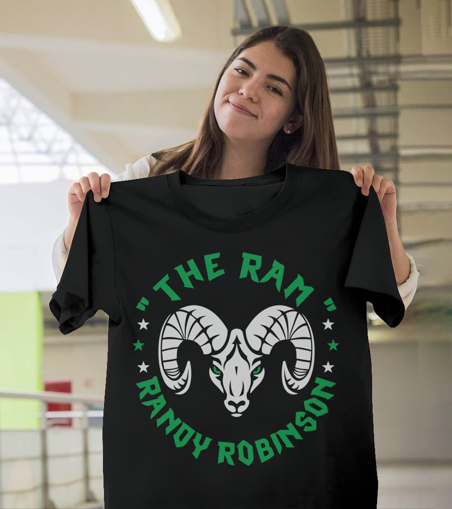 Randy Robinson The Ram with Stars and Ram Head T-Shirt