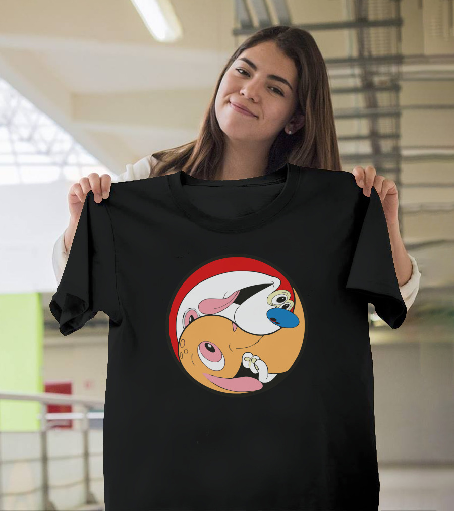 Ren Yang Ren and Stimpy Cartoon Characters T-Shirt