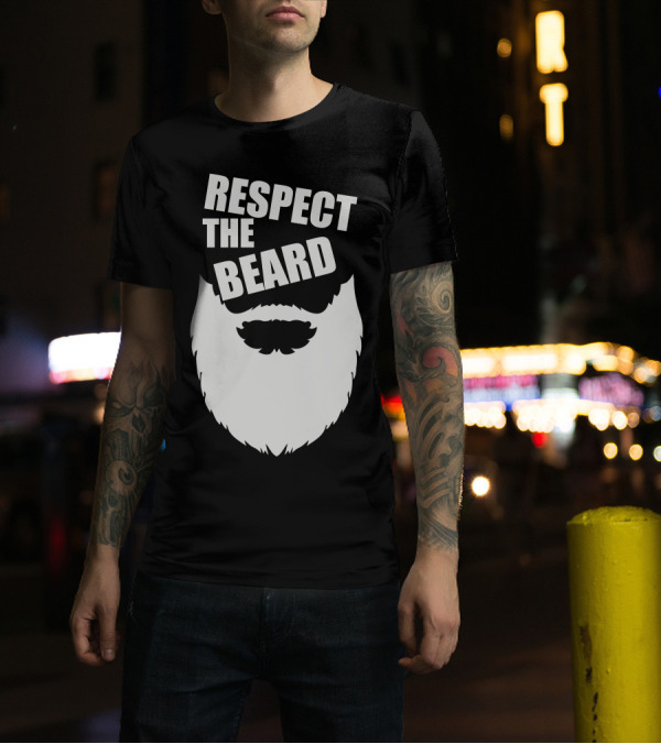 Respect The Beard Graphic T-Shirt