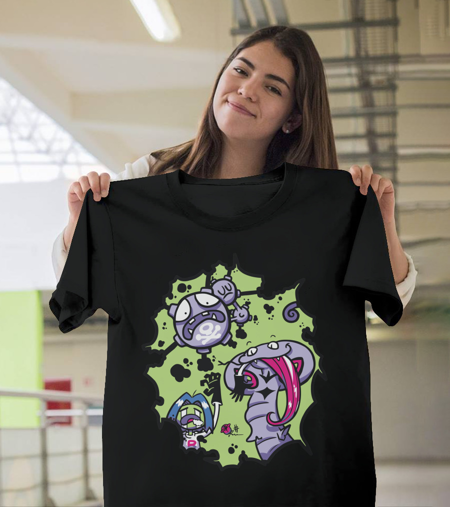 Team Rocket Wobbuffet Arbok Comic T-Shirt