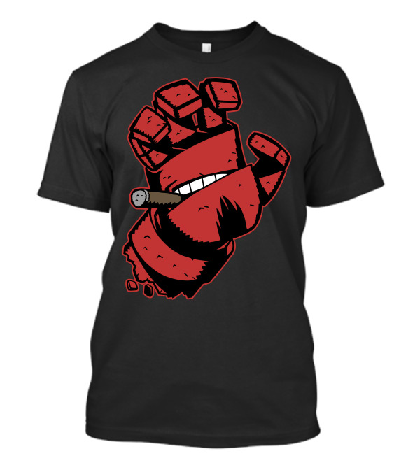 Screaming Doom Cigar-Fist T-Shirt