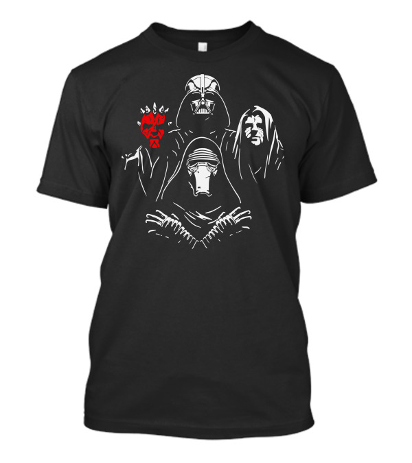 The Dark Side Darth Vader Kylo Ren Darth Maul Sith Lords T-Shirt
