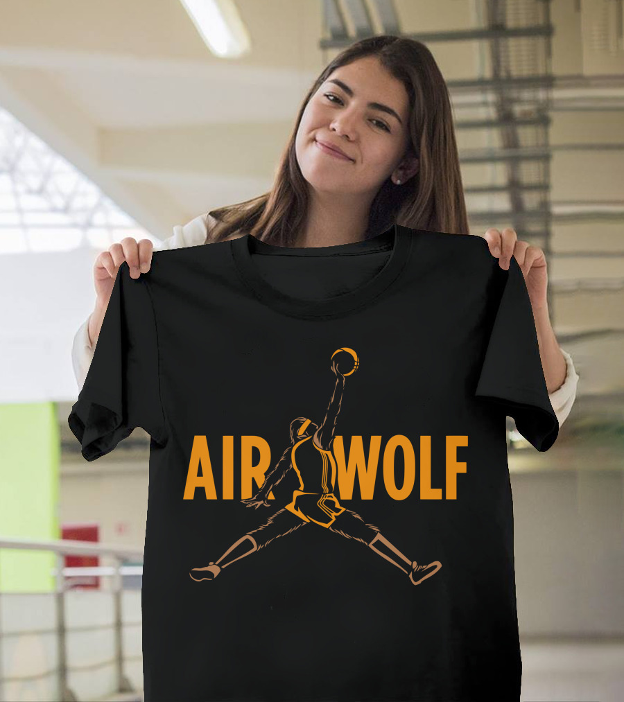 Air Wolf Basketball Jump T-Shirt