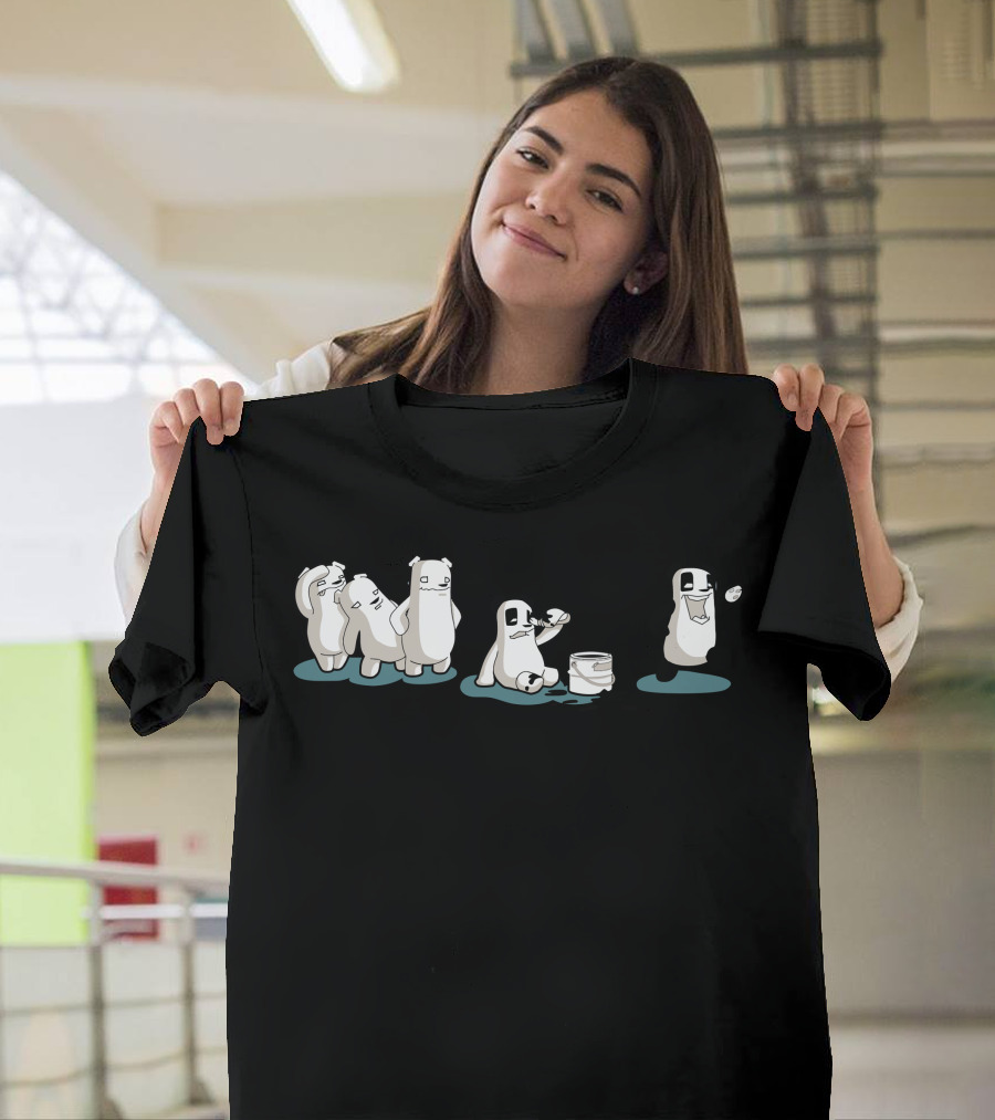 I Just Wanna Be A Panda Painting Transformation T-Shirt