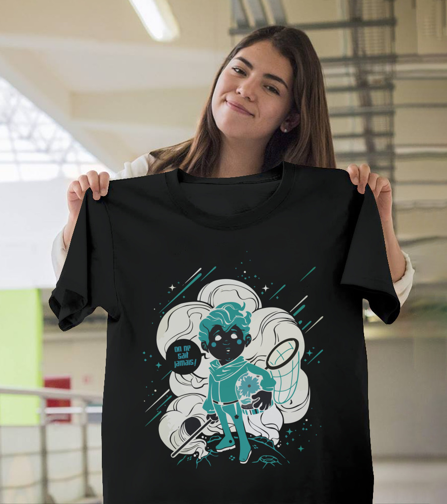 Le Petit Prince On Ne Sait Jamais Starry Adventure with Net and Planet T-Shirt