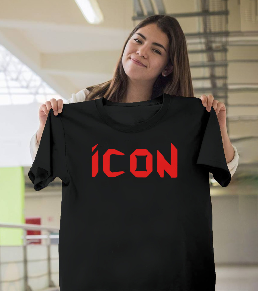 ICON Bold Red Lettering T-Shirt