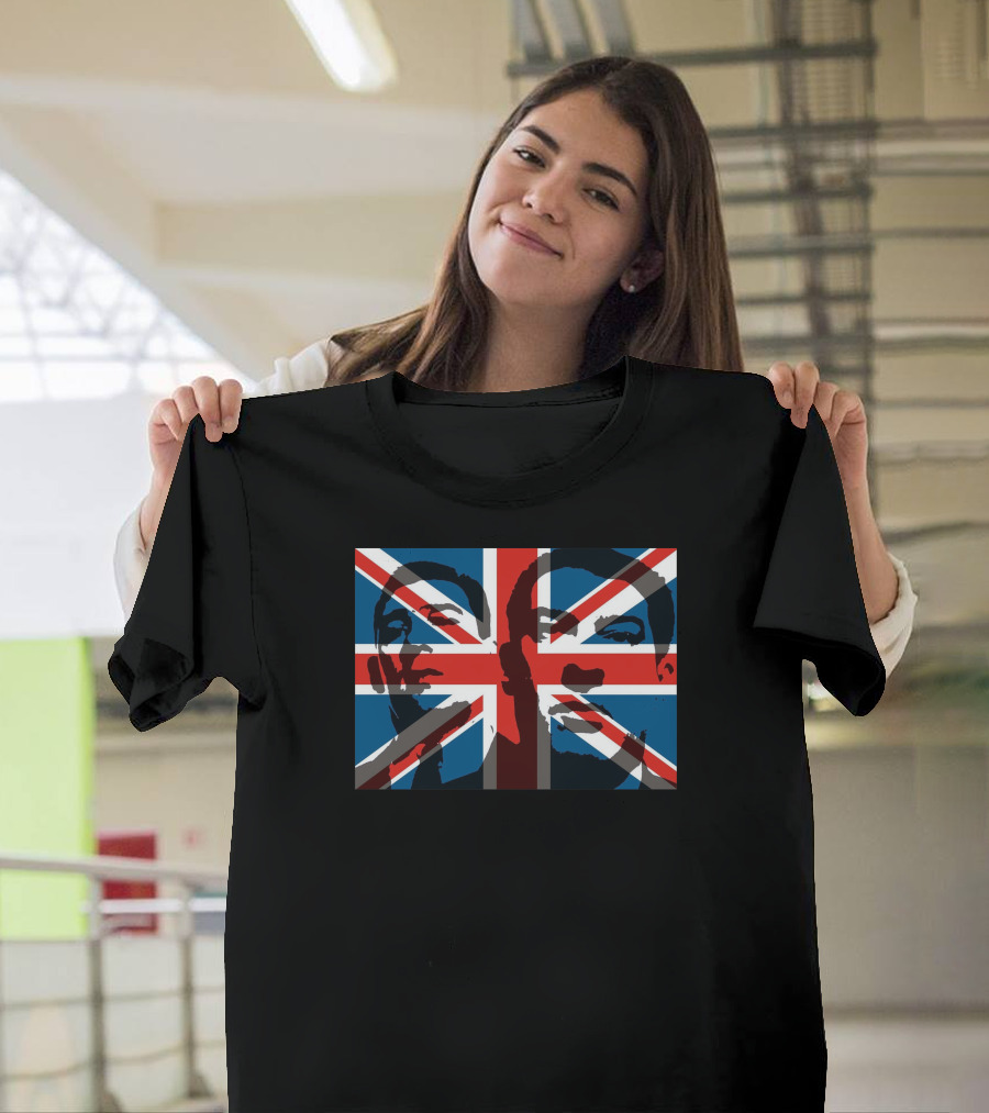 The Kray Twins Union Jack Iconic British Twins T-Shirt