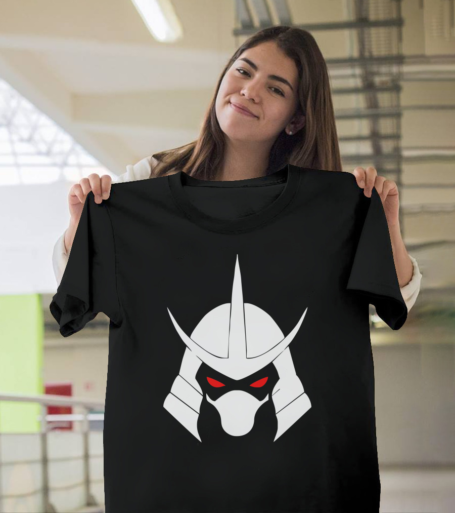 Tmnt Teenage Mutant Ninja Turtles Shredder Helmet Iconic Metallic T-Shirt