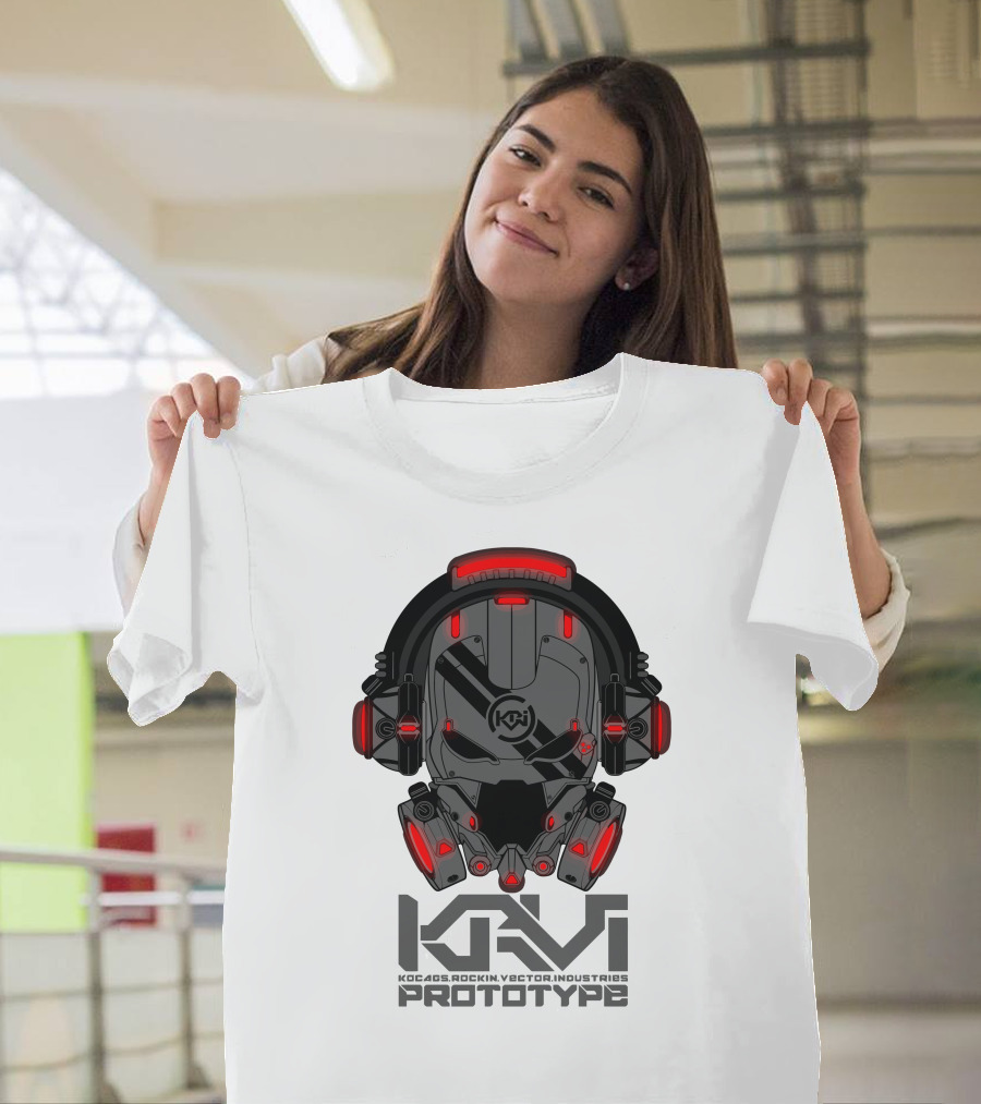 KRVI Kocas Rockin Vector Industries Prototype Mask T-Shirt