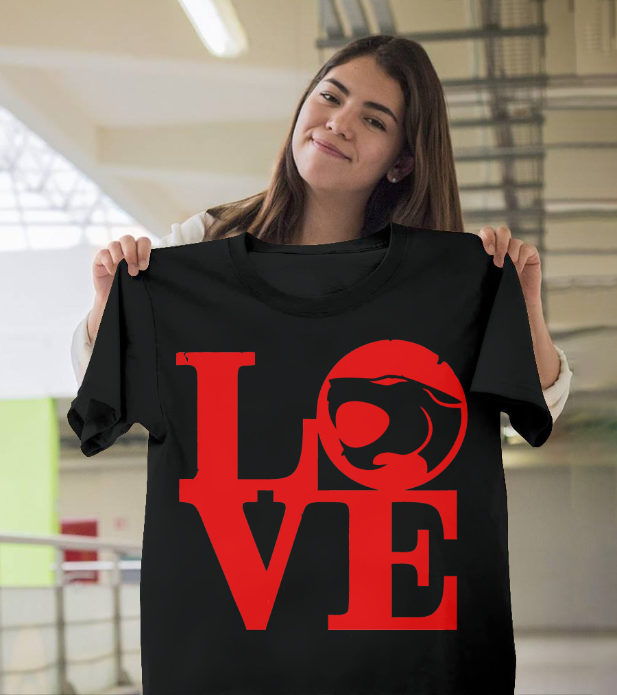 Love Thundercats Red Black T-Shirt