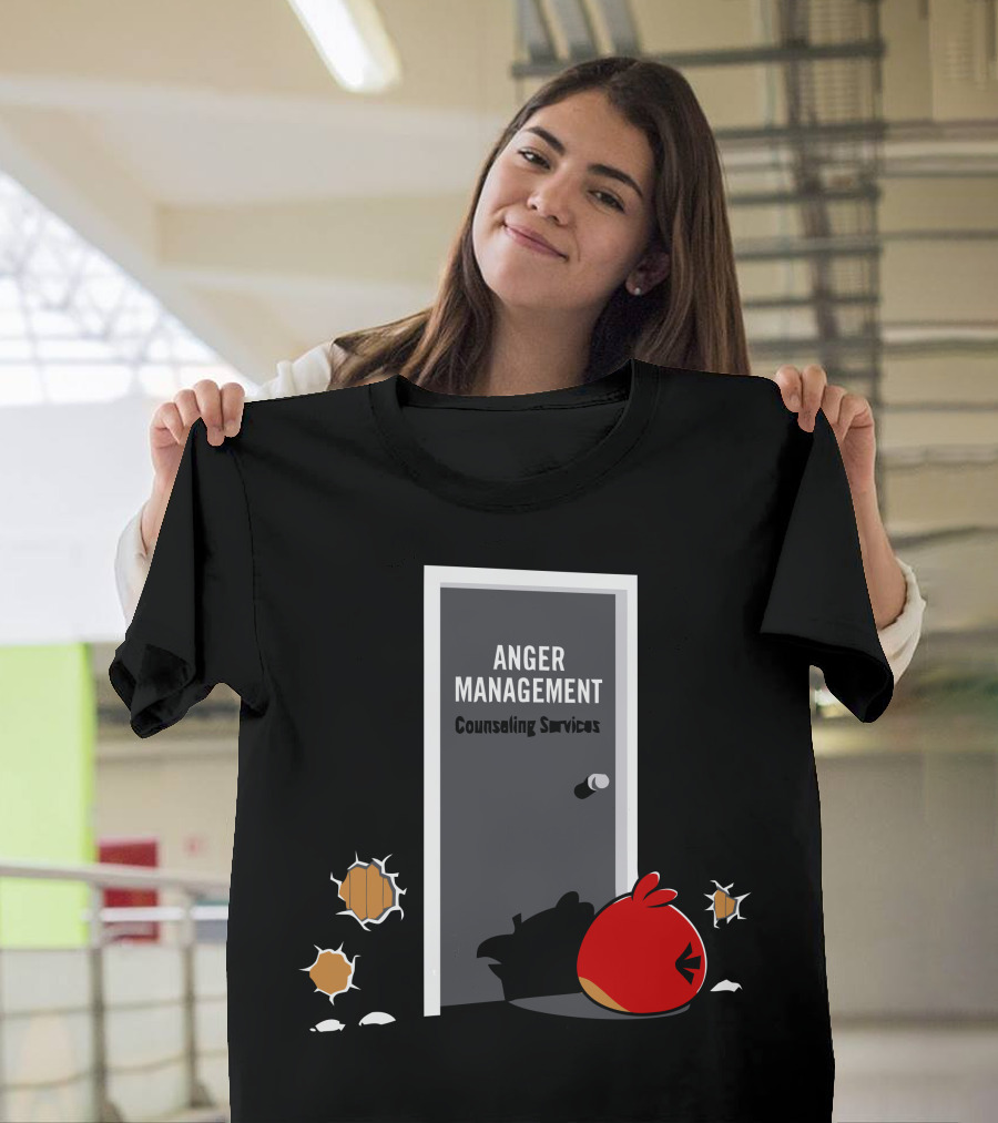 Anger Management Counseling Services Angry Birds T-Shirt