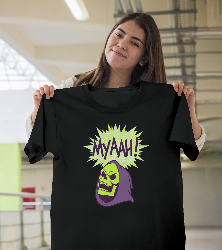 Myahh Skeletor Head Iconic Vintage He-Man Meme T-Shirt