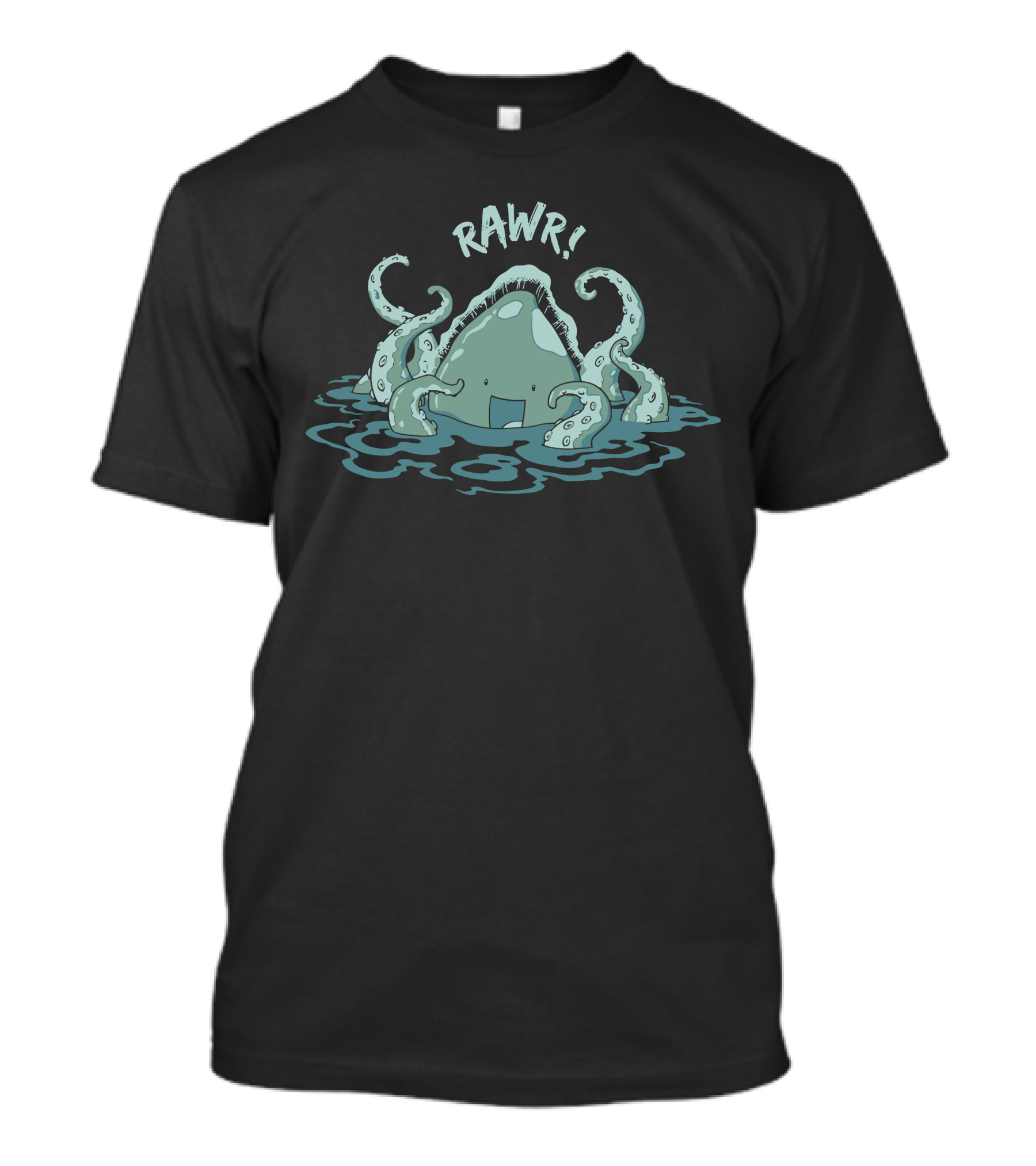 Rawr Release The Cuddlin Octopus Tentacles Energy T-Shirt