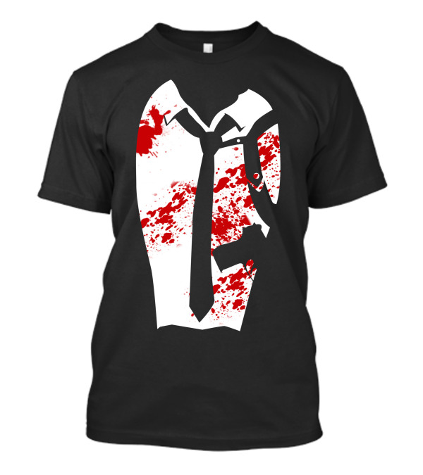 Reservoir Dogs Suit And Tie With Red Blood Splatter T-Shirt