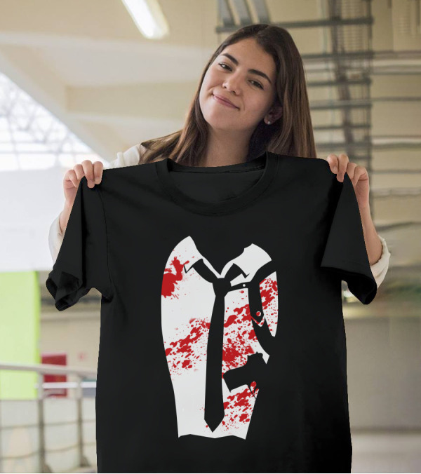 Reservoir Dogs Suit And Tie With Red Blood Splatter T-Shirt