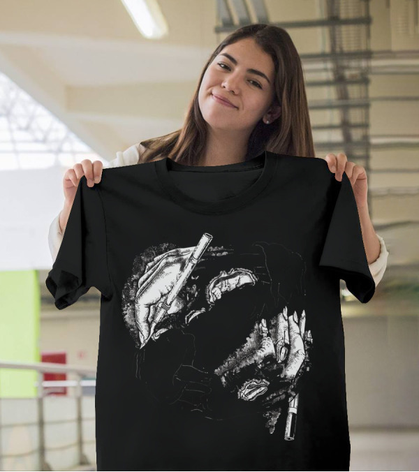 Self Made Zombie Grunge Art Zombified Hand Drawing T-Shirt