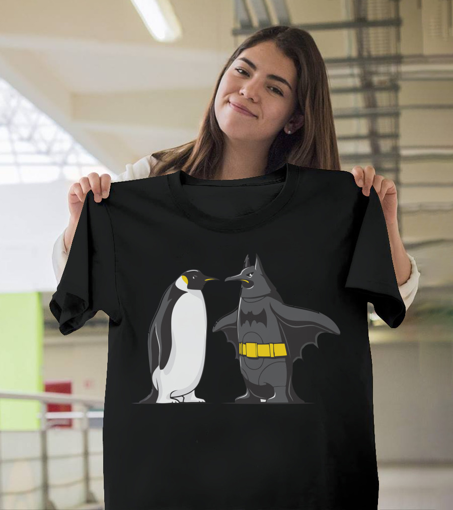 Arch Enemies Penguin Batman Showdown T-Shirt