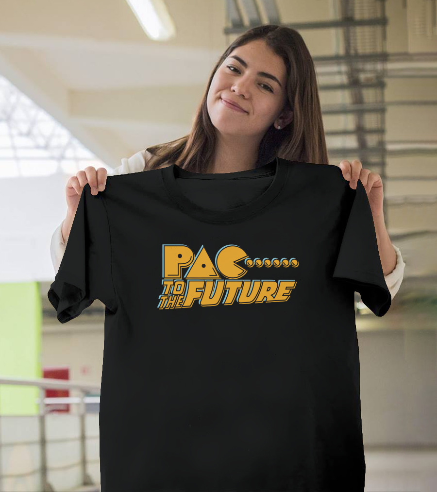 PAC To The Future Retro Arcade Mashup T-Shirt