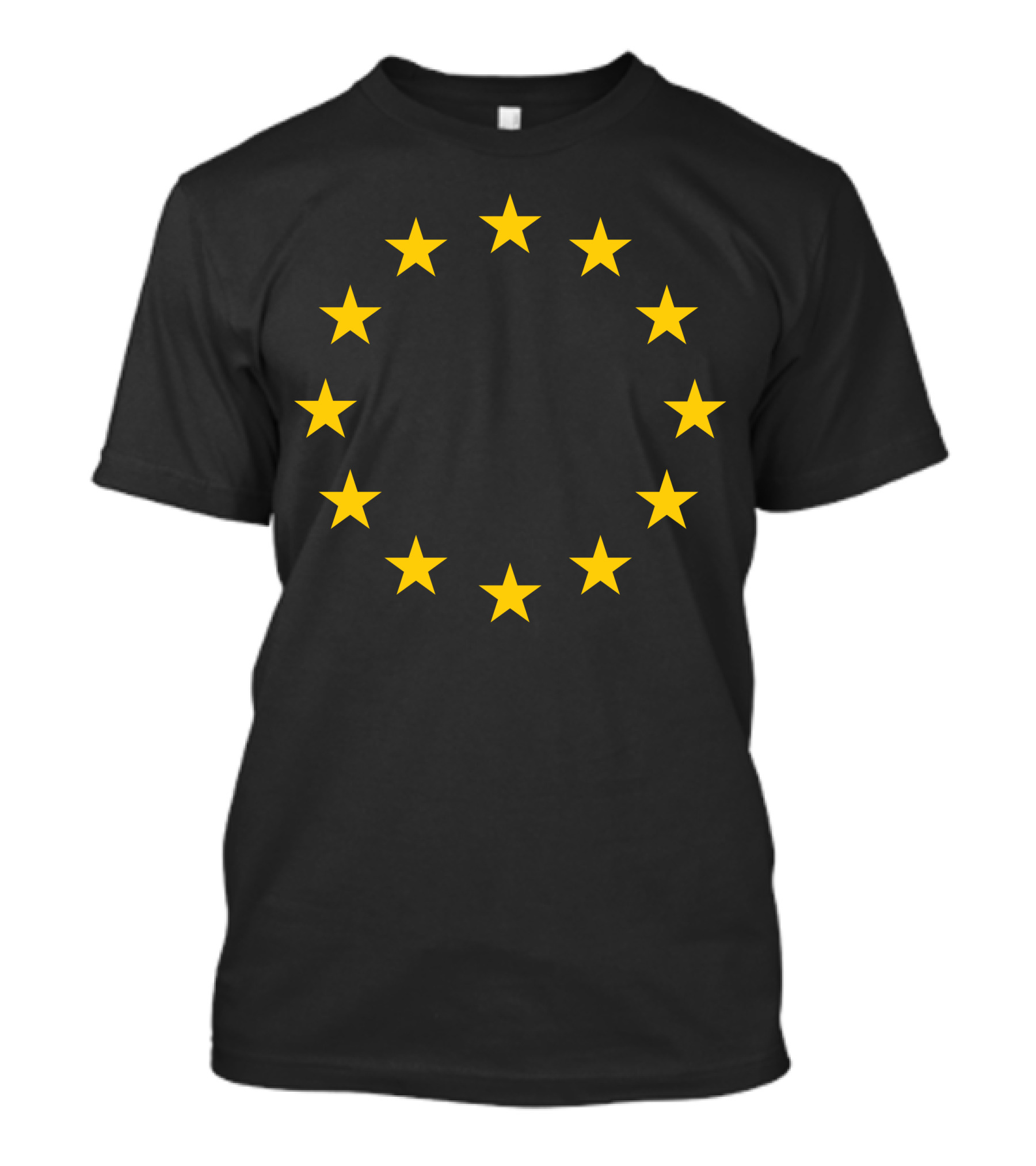Eu Stars Europe European Union Flag Symbol Sign Twelve Gold Stars Circle T-Shirt