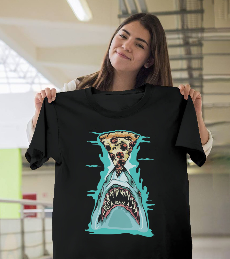 Pizza Shark Hungry for a Slice T-Shirt