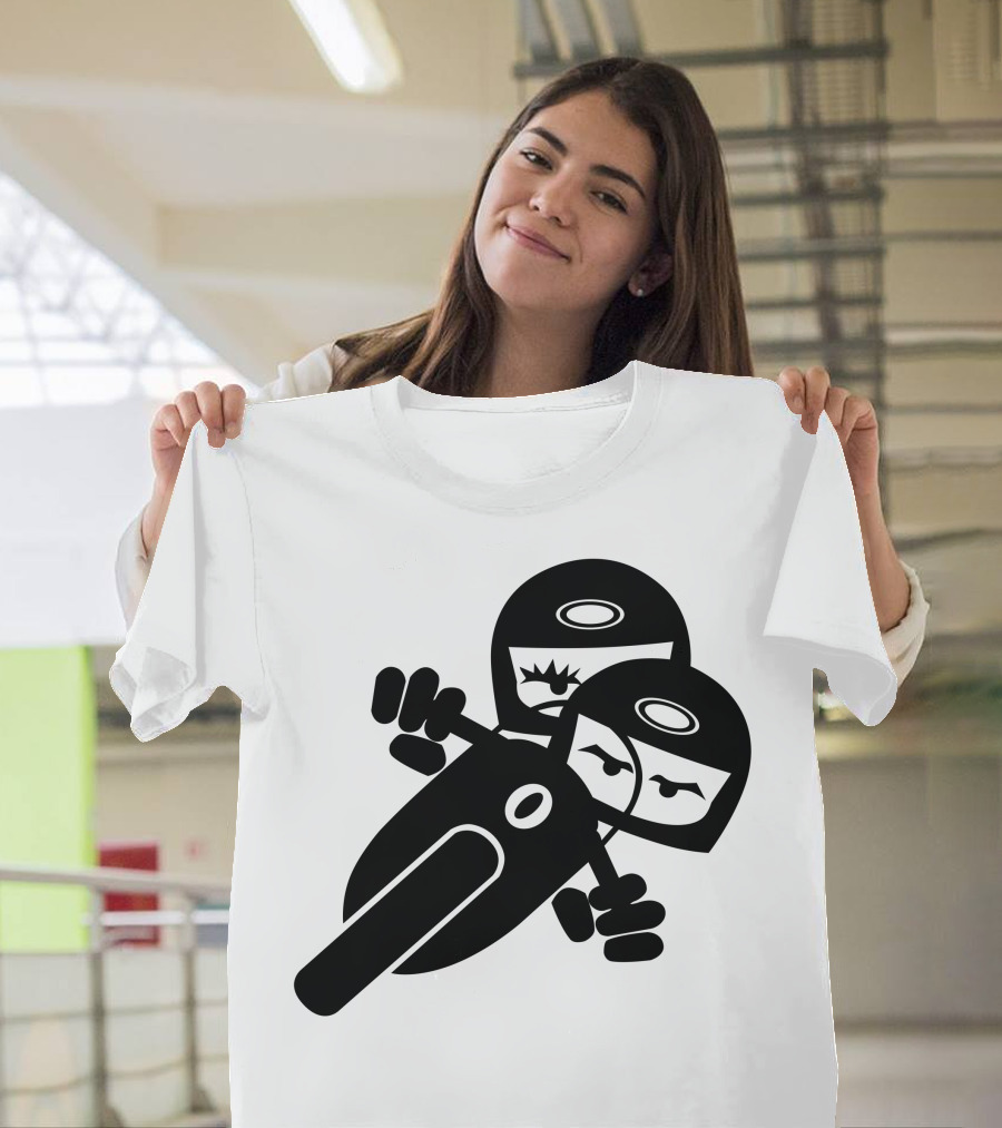 Catoon2 Motorcycle Riders Duo T-Shirt