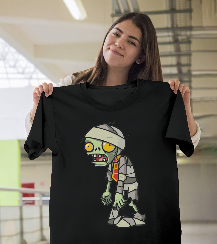 Plants Vs Zombies Mummy Zombie Character T-Shirt