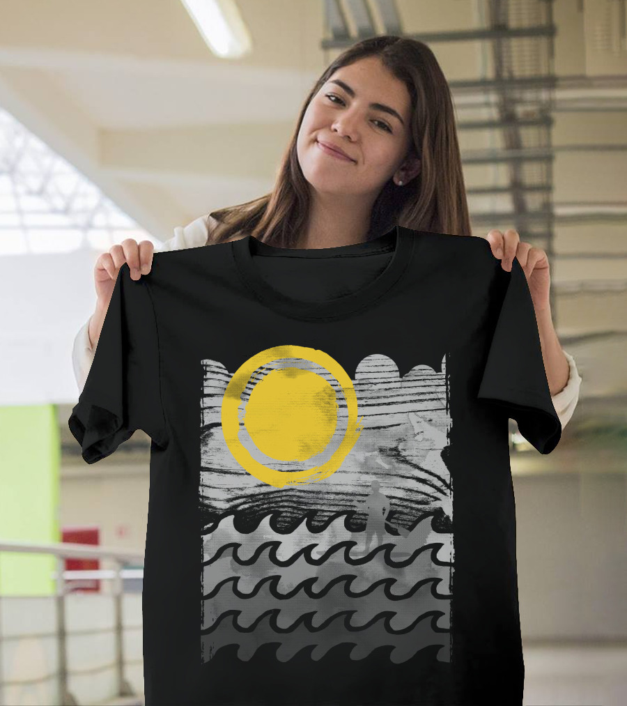 Standup Paddle Sun and Waves Adventure T-Shirt