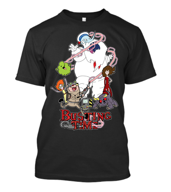 Busting Time An Awesome Amalgam Of Ghosts With Characters And Monsters T-Shirt